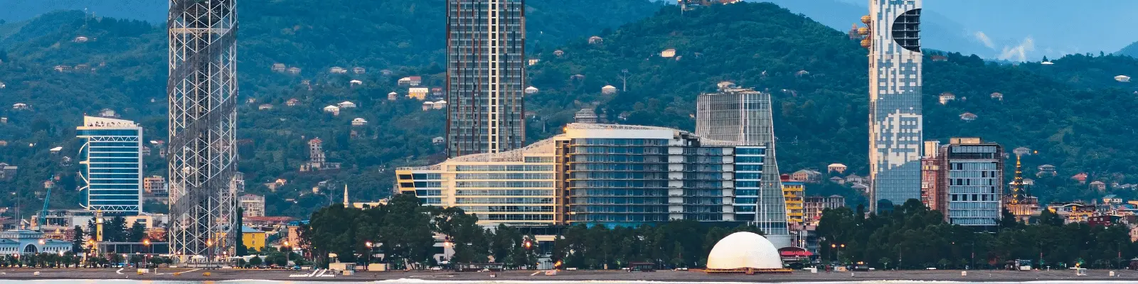 Car rental in Batumi, Georgia - Black Sea coast road